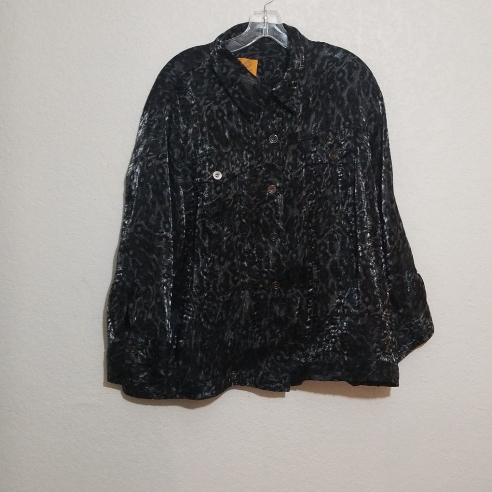 22W Ruby Rd Long Sleeve Top Blouse Plus Size